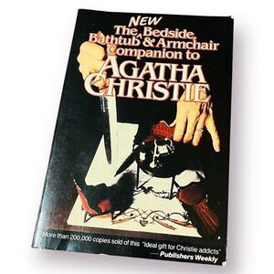 The Bedside Bathtub & Armchair Companion to Agatha Christie Book 1986 Dick Riley